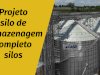 Os silos de armazenagem de grãos