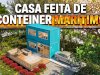 Casa feita de conteiners, projeto completo para download
