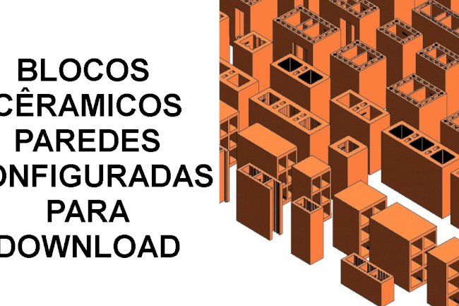 Paredes Revit download, template com paredes configuradas
