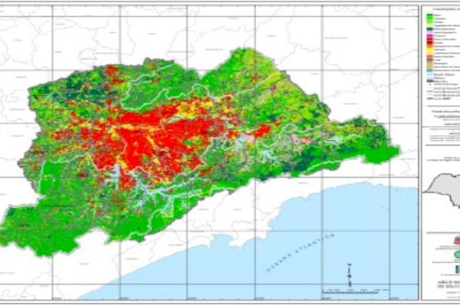 Mapa de uso e ocupação do solo mogi das cruzes