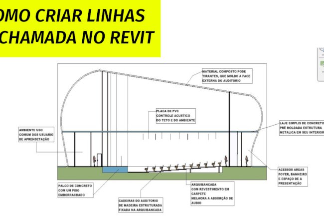 Como fazer linha de chamada no Revit