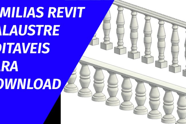 Balaustre familias Revit Para download