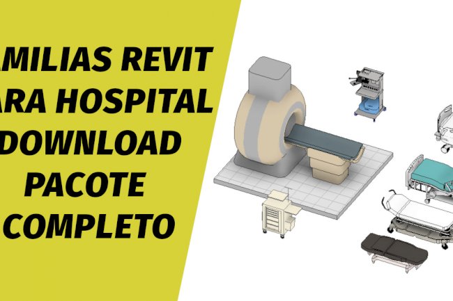 Familias de hospital para revit