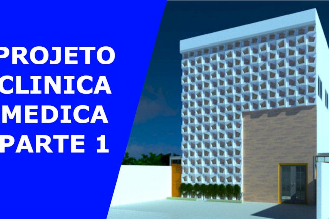 Projeto clinica medica para arquitetura Revit