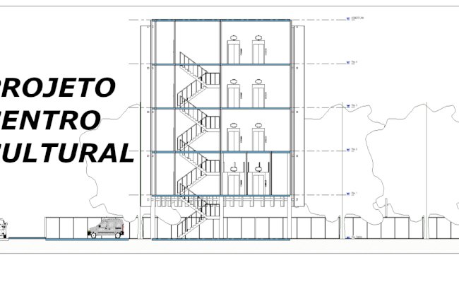 Planta Baixa do Centro Cultural - Projeto Pronto