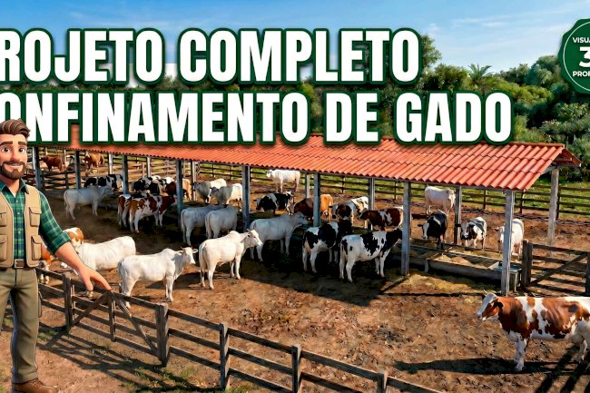 Projeto confinamento de gado completo para download