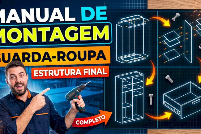 Manula de montagem guarda roupa 