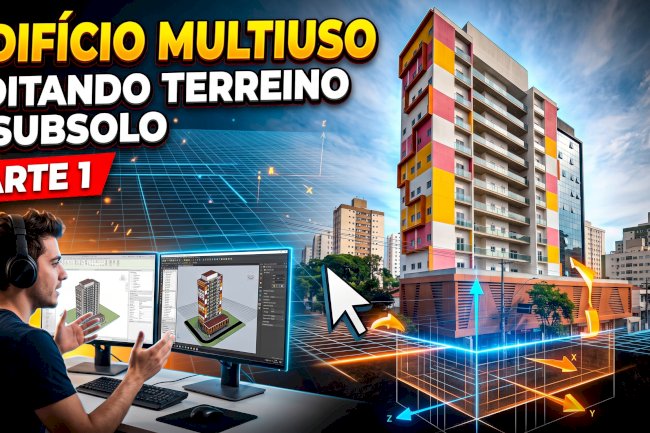 Edifício Multiuso Híbrido: conceito, arquitetura e desenvolvimento do projeto completo