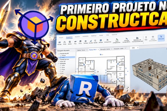 Revit vs. ConstructCAD: quais são as diferenças entre os dois sistemas BIM?  O mercado de softwares para arquitetura, engenharia e construção civil está em constante evolução. Entre as ferramentas utilizadas para desenvolver projetos arquitetônicos em ambiente digital, o Revit, da Autodesk, é uma solução comercial consolidada, enquanto o ConstructCAD é uma iniciativa de código aberto que busca oferecer uma alternativa para modelagem e documentação de projetos.