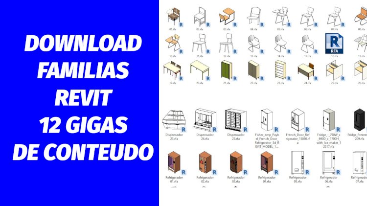 Download famílias revit brasileiras